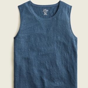 J.Crew Linen Muscle Tank Women's Small S